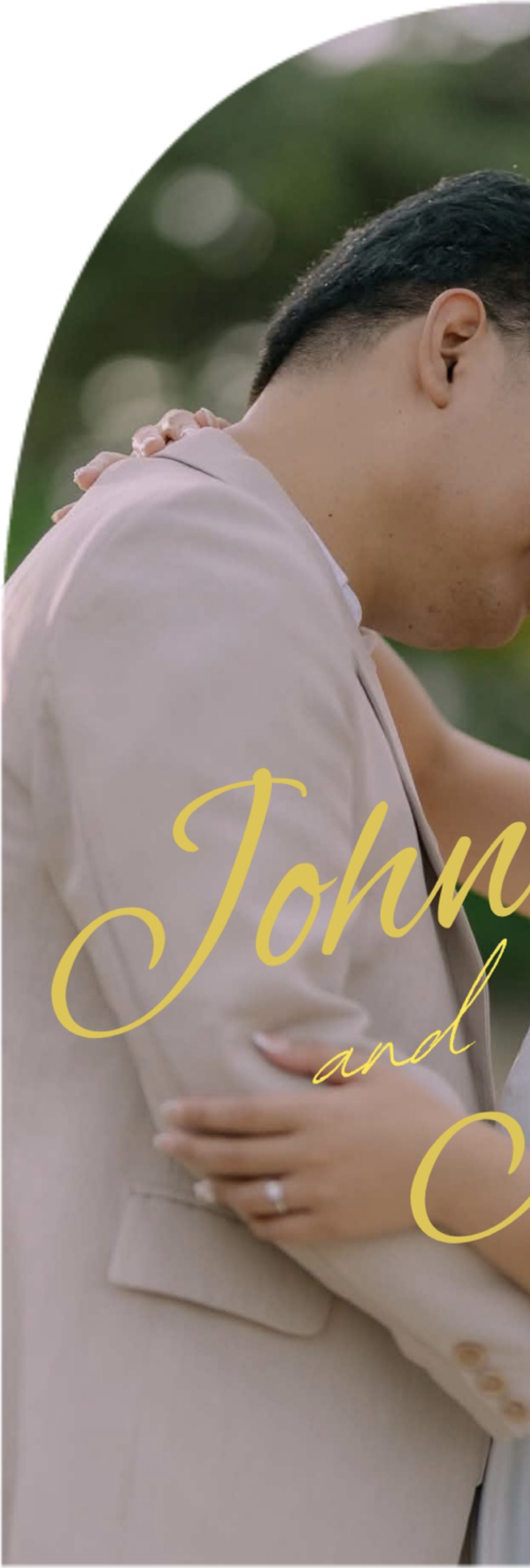 John - Invitation Cover Left Door