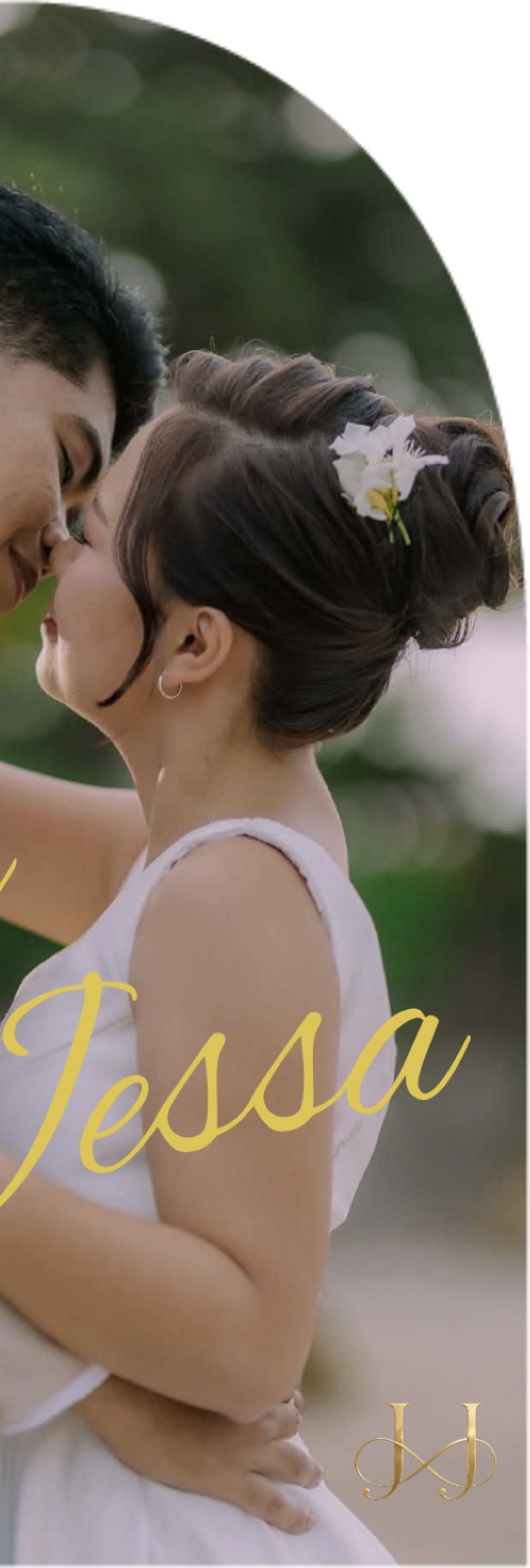 Jessa - Invitation Cover Right Door